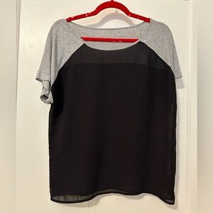 Stylish Black and Gray Women's Top